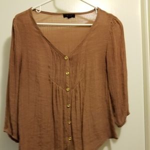 Brown Top By Mine - Like New!